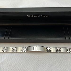 Men’s Bracelet Stainless Steel Engravable
